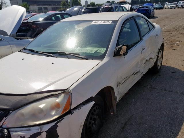 1G2ZF55B064134090 - 2006 PONTIAC G6 SE WHITE photo 9