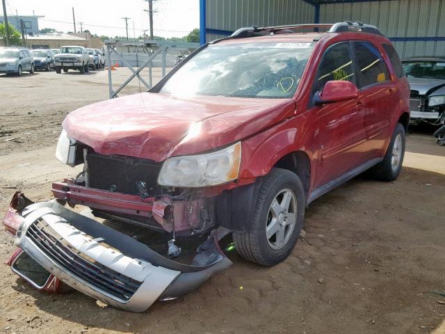 2CKDL73F366029602 - 2006 PONTIAC TORRENT RED photo 2