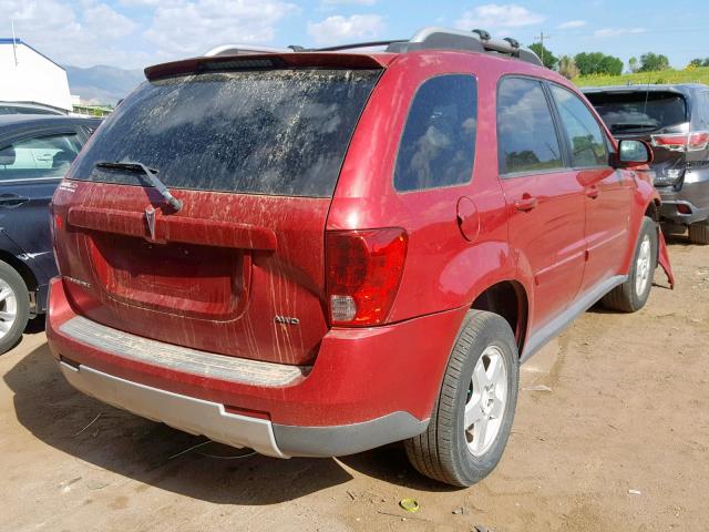 2CKDL73F366029602 - 2006 PONTIAC TORRENT RED photo 4