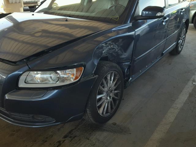 YV1382MS7A2507118 - 2010 VOLVO S40 2.4I BLUE photo 9