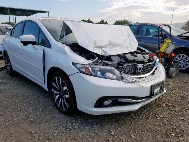 19XFB2F94FE268359 - 2015 HONDA CIVIC EXL 白色 照片 1