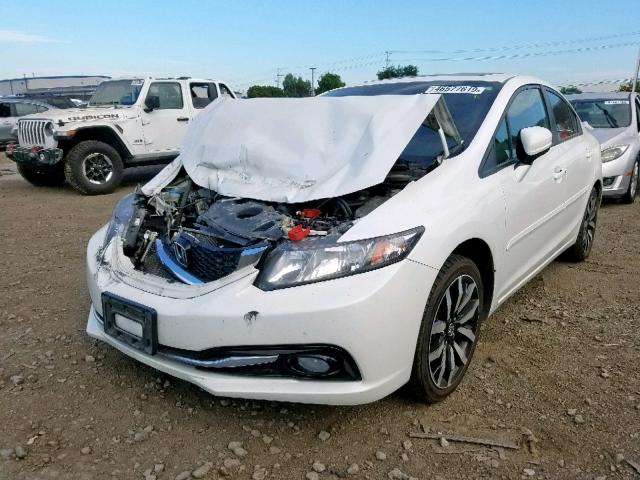 19XFB2F94FE268359 - 2015 HONDA CIVIC EXL 白色 照片 2