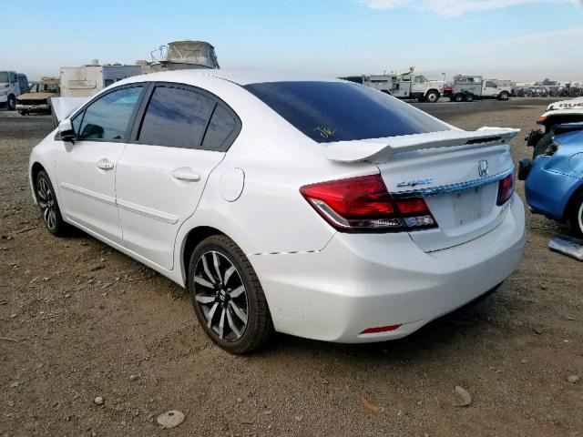 19XFB2F94FE268359 - 2015 HONDA CIVIC EXL 白色 照片 3