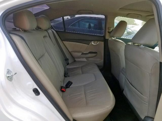 19XFB2F94FE268359 - 2015 HONDA CIVIC EXL 白色 照片 6