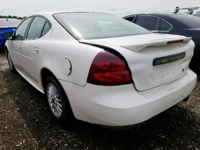 2G2WP522241206758 - 2004 PONTIAC GRAND PRIX WHITE photo 3