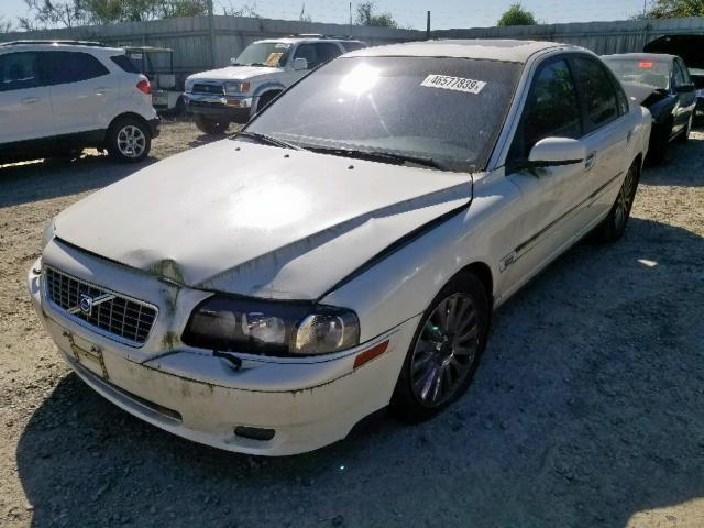 YV1TS91Z241365511 - 2004 VOLVO S80 T6 WHITE photo 2