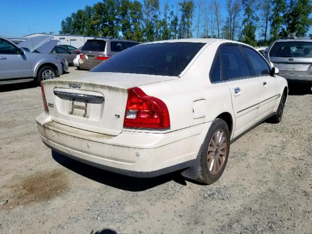 YV1TS91Z241365511 - 2004 VOLVO S80 T6 WHITE photo 4