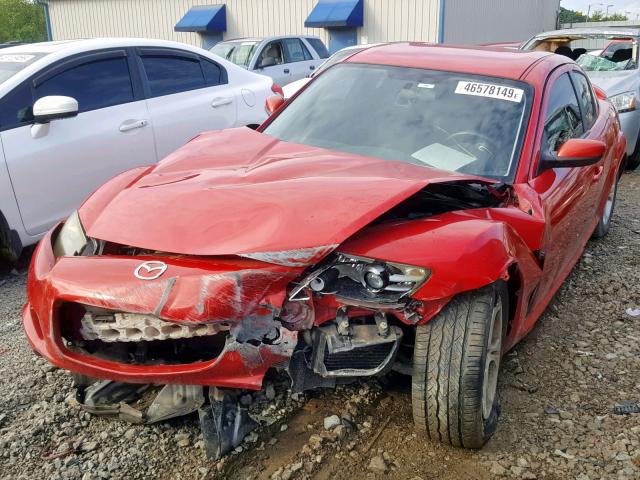 JM1FE173160201206 - 2006 MAZDA RX8 RED photo 2