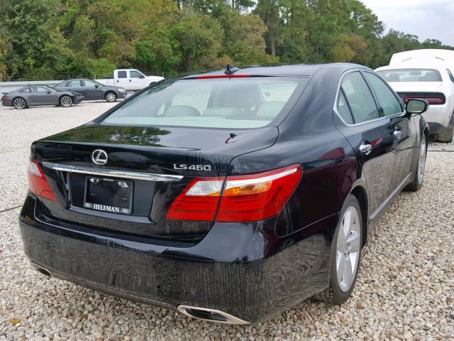 JTHBL5EF9B5107613 - 2011 LEXUS LS 460 BLACK photo 4