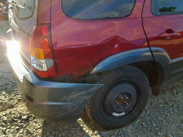 4F2CZ94133KM29653 - 2003 MAZDA TRIBUTE LX RED photo 9