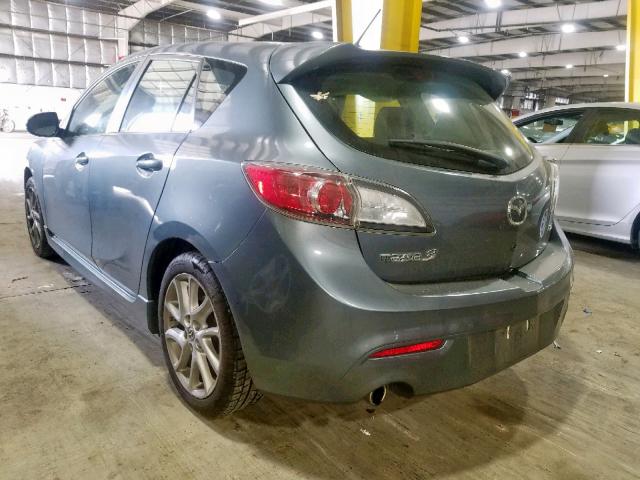 JM1BL1L62C1510046 - 2012 MAZDA 3 S GRAY photo 3