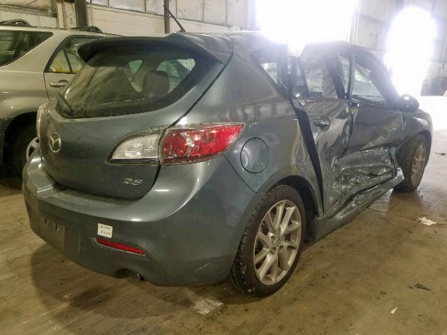 JM1BL1L62C1510046 - 2012 MAZDA 3 S GRAY photo 4