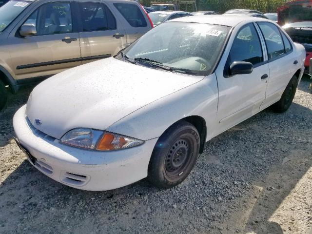 1G1JC524717383414 - 2001 CHEVROLET CAVALIER B WHITE photo 2