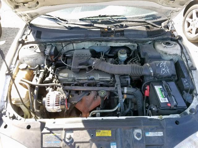 1G1JC524717383414 - 2001 CHEVROLET CAVALIER B WHITE photo 7