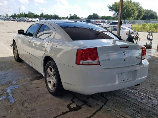 2B3CA3CV7AH259201 - 2010 DODGE CHARGER SX WHITE photo 3