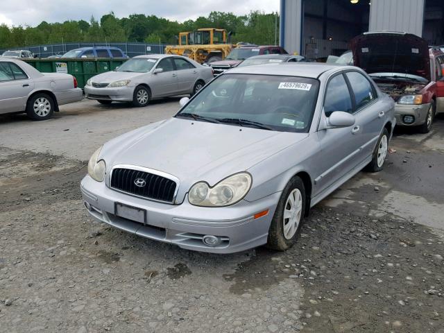 KMHWF25S34A006546 - 2004 HYUNDAI SONATA GL SILVER photo 2