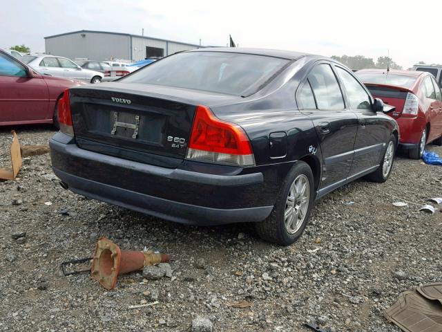 YV1RS58D732259996 - 2003 VOLVO S60 2.4T BLACK photo 4