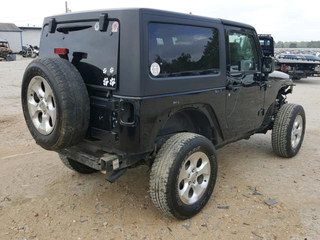 1C4AJWBG0DL537373 - 2013 JEEP WRANGLER S BLACK photo 4