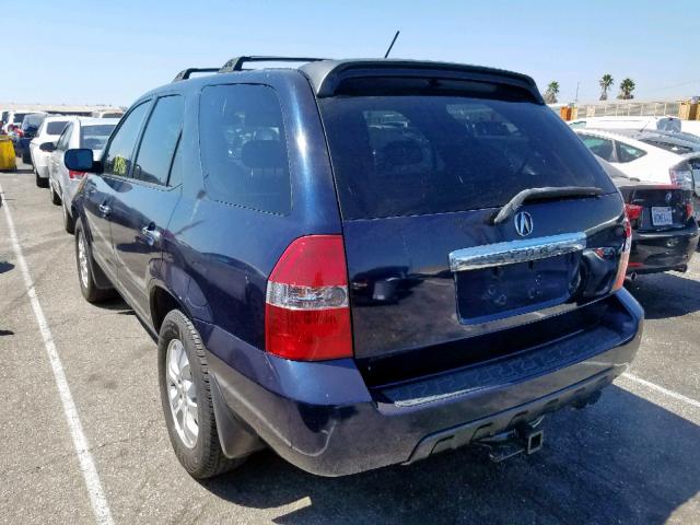 2HNYD18933H533731 - 2003 ACURA MDX TOURIN BLUE photo 3