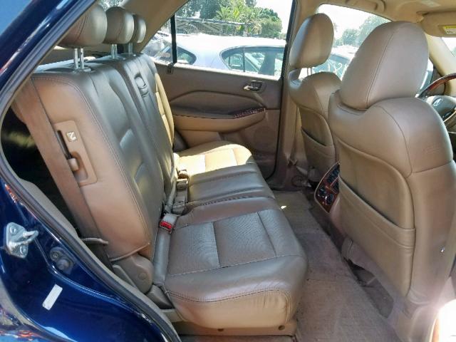 2HNYD18933H533731 - 2003 ACURA MDX TOURIN BLUE photo 6