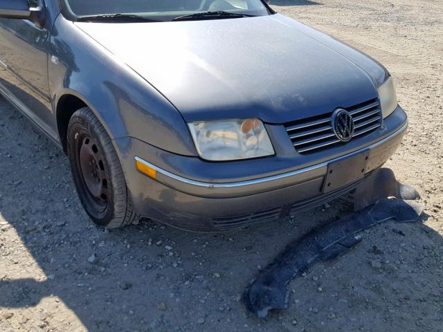 3VWRK69M84M035850 - 2004 VOLKSWAGEN JETTA GL GRAY photo 9