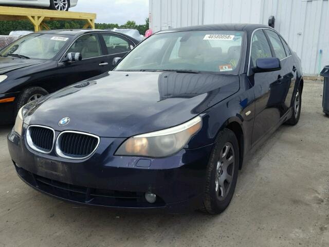 WBANA53554B849328 - 2004 BMW 525 I BLACK photo 2