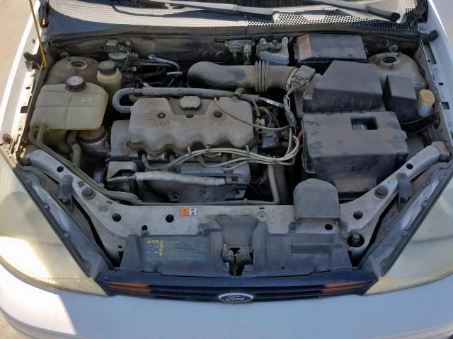 1FAFP33P32W221792 - 2002 FORD FOCUS LX WHITE photo 7