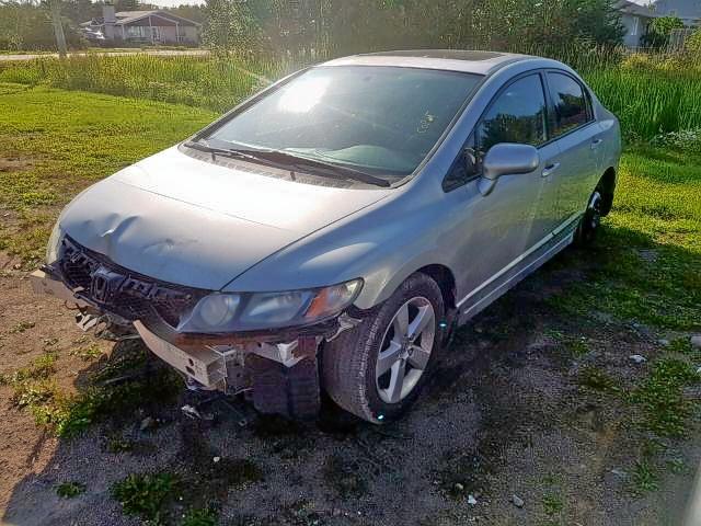 2HGFA1E6XBH011100 - 2011 HONDA CIVIC LX-S فضي صورة 2