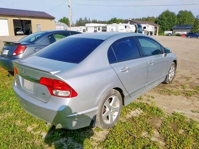 2HGFA1E6XBH011100 - 2011 HONDA CIVIC LX-S فضي صورة 4