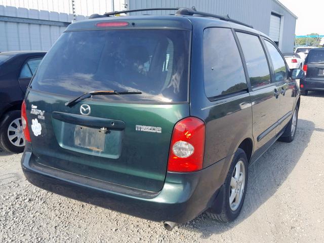 JM3LW28A930335791 - 2003 MAZDA MPV WAGON GREEN photo 4