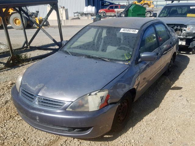 JA3AJ26E66U010807 - 2006 MITSUBISHI LANCER ES GRAY photo 2