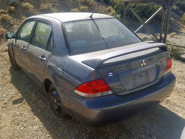 JA3AJ26E66U010807 - 2006 MITSUBISHI LANCER ES GRAY photo 3