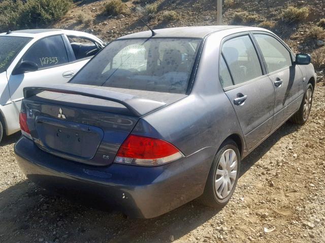 JA3AJ26E66U010807 - 2006 MITSUBISHI LANCER ES GRAY photo 4