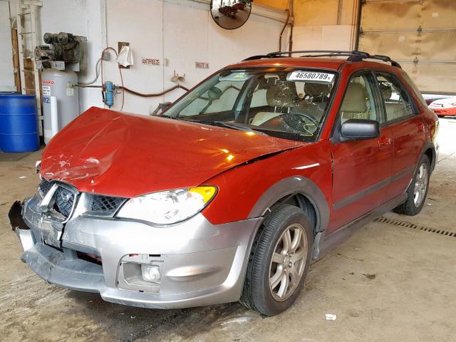 JF1GG63627H816450 - 2007 SUBARU IMPREZA OU RED photo 2