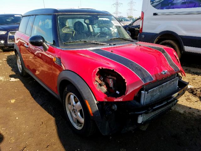 WMWML33569TX34751 - 2009 MINI COOPER CLU RED photo 1