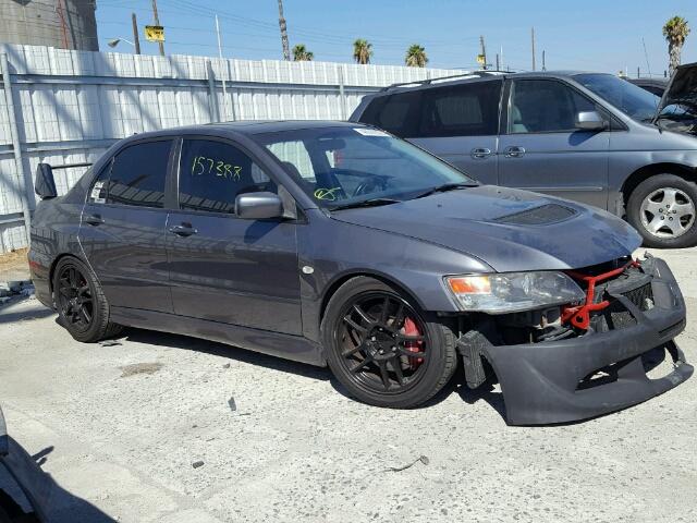 JA3AH86C06U029298 - 2006 MITSUBISHI LANCER EVO GRAY photo 1