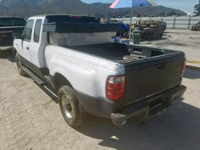 1FTYR14E51PB49551 - 2001 FORD RANGER SUP WHITE photo 3