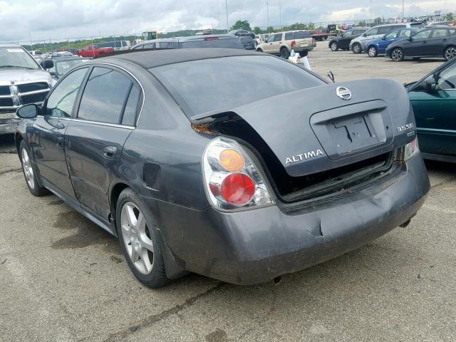 1N4BL11D44C181217 - 2004 NISSAN ALTIMA SE GRAY photo 3