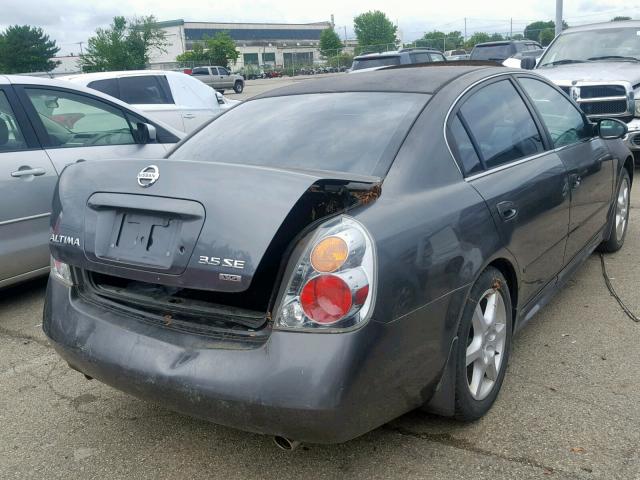 1N4BL11D44C181217 - 2004 NISSAN ALTIMA SE GRAY photo 4