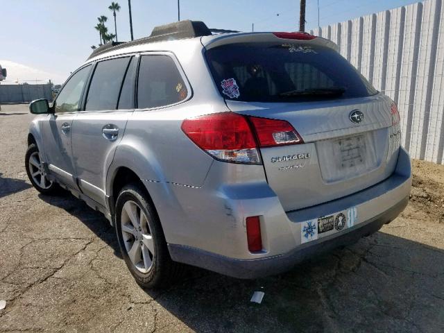 4S4BRBCC8D3225010 - 2013 SUBARU OUTBACK 2. SILVER photo 3