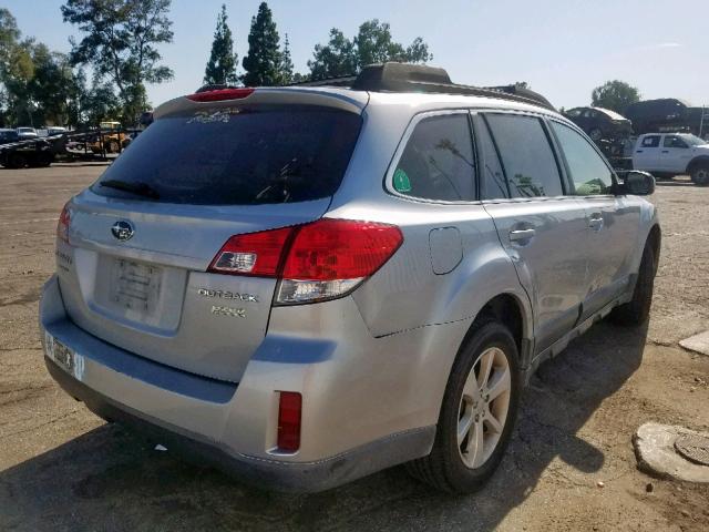 4S4BRBCC8D3225010 - 2013 SUBARU OUTBACK 2. SILVER photo 4