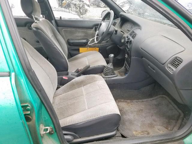 1Y1SK5269SZ076702 - 1995 GEO PRIZM BASE 绿色 照片 5