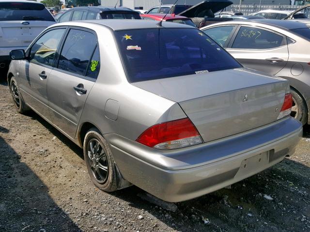 JA3AJ26E73U604558 - 2003 MITSUBISHI LANCER ES BEIGE photo 3