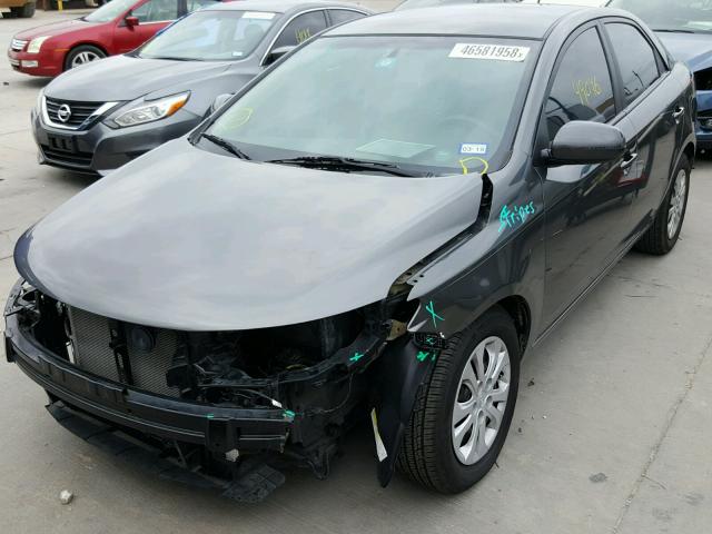 KNAFU4A29D5726189 - 2013 KIA FORTE EX GRAY photo 2