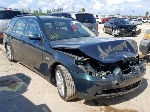 WBANN73527CN04482 - 2007 BMW 530 XIT GREEN photo 1