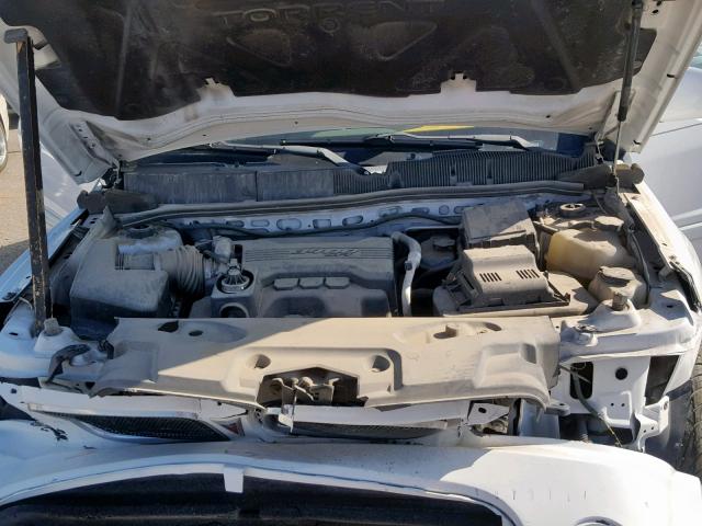 2CKDL43F796232625 - 2009 PONTIAC TORRENT WHITE photo 7