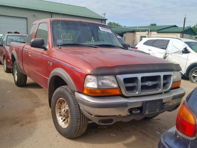 1FTZR15X9WPA76048 - 1998 FORD RANGER SUP RED photo 1