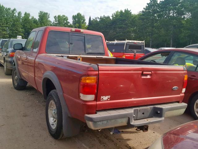 1FTZR15X9WPA76048 - 1998 FORD RANGER SUP RED photo 3