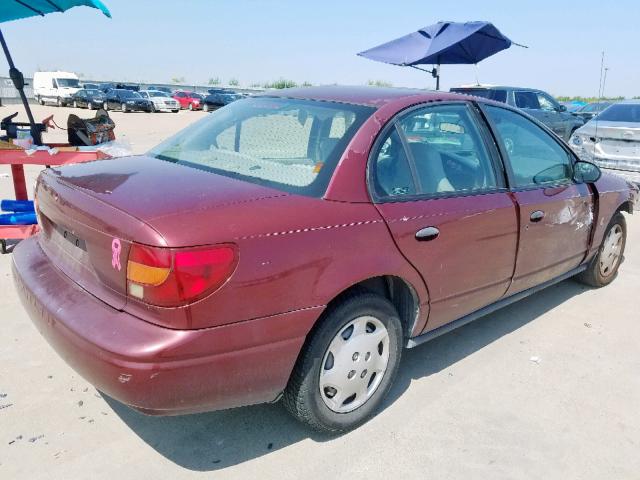 1G8ZH52832Z167784 - 2002 SATURN SL1 MAROON photo 4