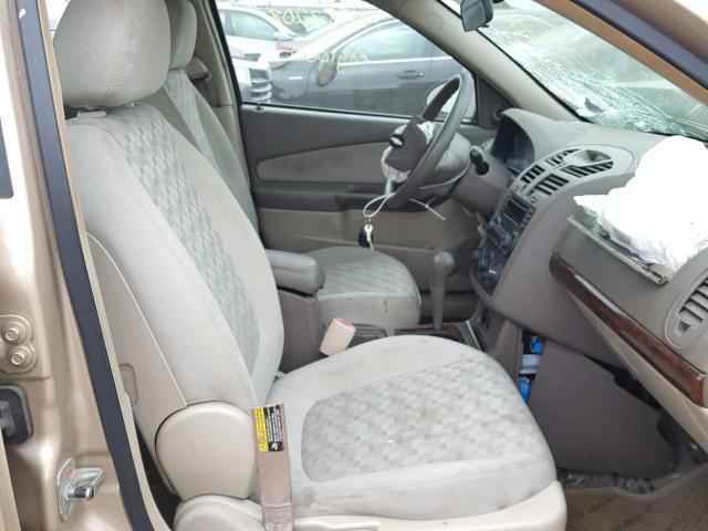 1G1ZT52835F276345 - 2005 CHEVROLET MALIBU LS TAN photo 5